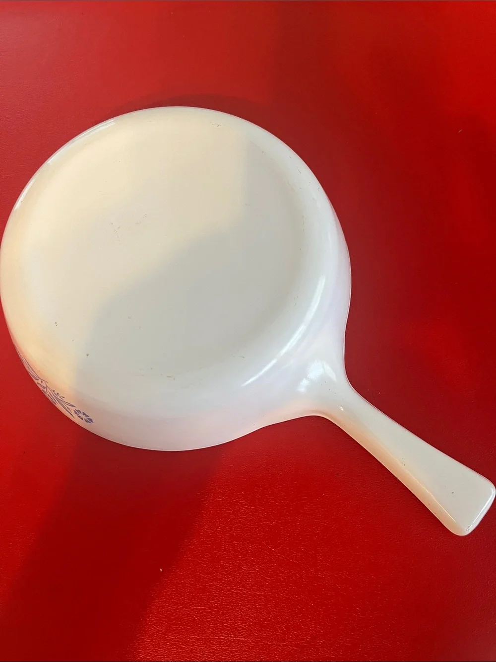 Vintage Corning Ware BLUE CORNFLOWER Pattern 6 1/2 inch Frying Pan P-83-B No Lid